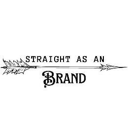 STRAIGHT AS AN BRAND logo
