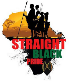 STRAIGHT BLACK PRIDE X logo