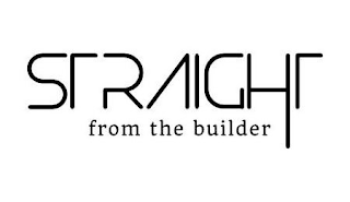 STRAIGHT FROM THE BUILDER logo