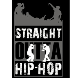 STRAIGHT OUTTA HIP-HOP logo