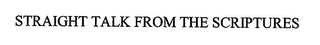 STRAIGHT TALK FROM THE SCRIPTURES logo