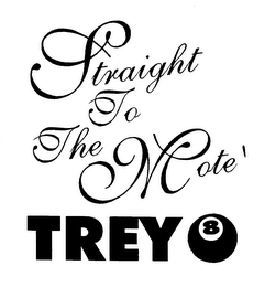 STRAIGHT TO THE MOTE' TREY 8 logo
