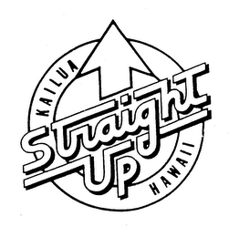 STRAIGHT UP KAILUA HAWAII logo