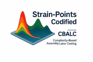 STRAIN-POINTS CODIFIED POWERED BY CBALC COMPLEXITY-BASED ASSEMBLY LABOR COSTING logo