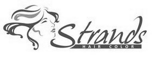 STRANDS HAIR COLOR logo