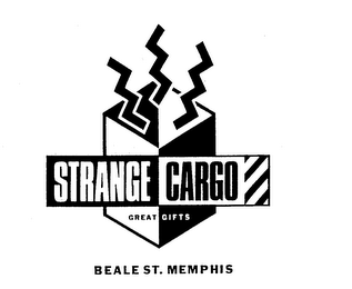 STRANGE CARGO GREAT GIFTS BEALE ST. MEMPHIS logo