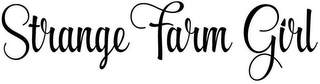 STRANGE FARM GIRL logo