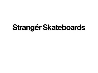 STRANGÉR SKATEBOARDS logo