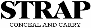 STRAP CONCEAL AND CARRY logo