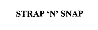 STRAP 'N' SNAP logo