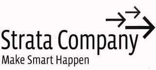 STRATA COMPANY MAKE SMART HAPPEN logo