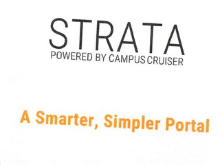 STRATA POWERED BY CAMPUSCRUISER A SMARTER, SIMPLER PORTAL logo