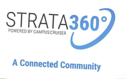 STRATA360º POWERED BY CAMPUSCRUISER A CONNECTED COMMUNITY logo