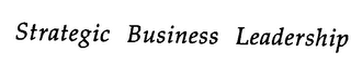 STRATEGIC BUSINESS LEADERSHIP logo