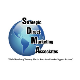 STRATEGIC DIRECT MARKETING ASSOCIATES "GLOBAL LEADERS OF INDUSTRY MARKET SEARCH AND MARKET SUPPORT SERVICES" logo