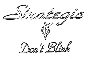 STRATEGIC DON'T BLINK logo