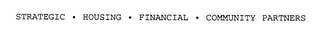 STRATEGIC - HOUSING - FINANCIAL - COMMUNITY PARTNERS logo