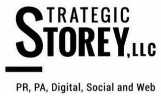 STRATEGIC STOREY, LLC PR, PA, DIGITAL, SOCIAL AND WEB logo