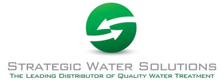 STRATEGIC WATER SOLUTIONS THE LEADING DISTRIBUTOR OF QUALITY WATER TREATMENT logo