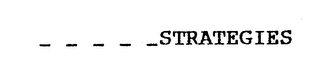 - - - - -STRATEGIES logo