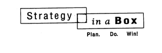 STRATEGY IN A BOX PLAN. DO. WIN! logo