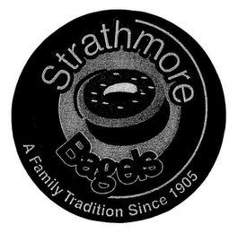 STRATHMORE BAGELS A FAMILY TRADITION SINCE 1905 logo