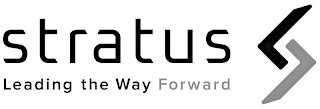 STRATUS LEADING THE WAY FORWARD S logo