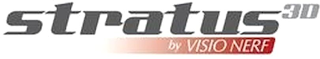 STRATUS3D BY VISIO NERF logo