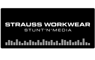 STRAUSS WORKWEAR STUNT'N'MEDIA logo