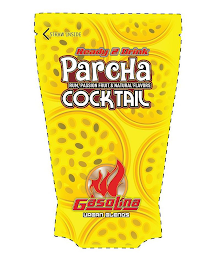 STRAW INSIDE; READY 2 DRINK; PARCHA; RUM; PASSION FRUIT & NATURAL FLAVORS; COCKTAIL; GASOLINA; URBAN BLENDS logo