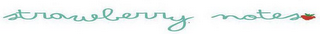 STRAWBERRY NOTES logo