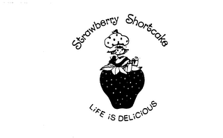 STRAWBERRY SHORTCAKE LIFE IS DELICIOUS logo