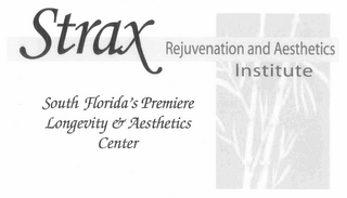 STRAX REJUVENATION AND AESTHETICS INSTITUTE SOUTH FLORIDA'S PREMIERE LONGEVITY & AESTHETICS CENTER logo