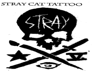 STRAY CAT TATTOO V logo