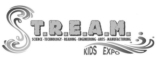 ST.R.E.A.M. SCIENCE TECHNOLOGY READING ENGINEERING ARTS MANUFACTURING KIDS EXPO logo
