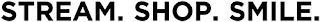 STREAM. SHOP. SMILE. logo