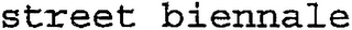 STREET BIENNALE logo