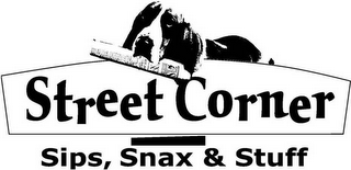 STREET CORNER - SIPS, SNAX & STUFF logo