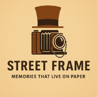 STREET FRAME MEMORIES THAT LIVE ON PAPER logo