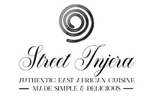 STREET INJERA AUTHENTIC EAST AFRICAN CUISINE MADE SIMPLE & DELICIOUS logo