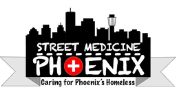 STREET MEDICINE PHOENIX CARING FOR PHOENIX'S HOMELESS logo