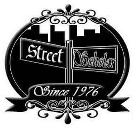 STREET SCHOLAR SINCE 1976 logo