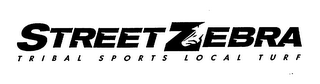 STREET ZEBRA TRIBAL SPORTS LOCAL TURF logo