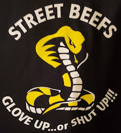 STREETBEEFS GLOVE UP OR SHUT UP logo
