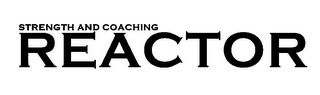 STRENGTH AND COACHING REACTOR logo