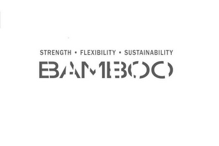 STRENGTH FLEXIBILITY SUSTAINABILITY BAMBOO logo
