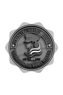 STRENGTH . SERVICE . HONOR VET(HER)AN CELEBRATING OUR WOMEN VETERANS logo