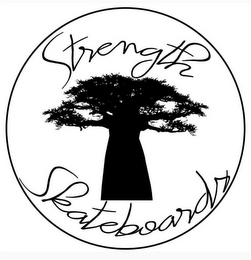 STRENGTH SKATEBOARDS logo