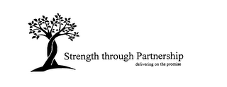 STRENGTH THROUGH PARTNERSHIP DELIVERING ON THE PROMISE logo
