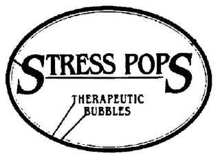STRESS POPS THERAPEUTIC BUBBLES logo